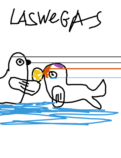 Утконос застявляет моржа поцеловать лампочку